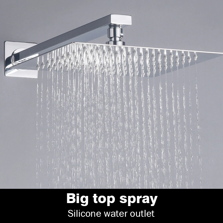 Sanipro 3 Function Shower Head System Rain Waterfall Bathroom Faucet Tap Bath Mixer Concealed Wall Mounted Shower Set