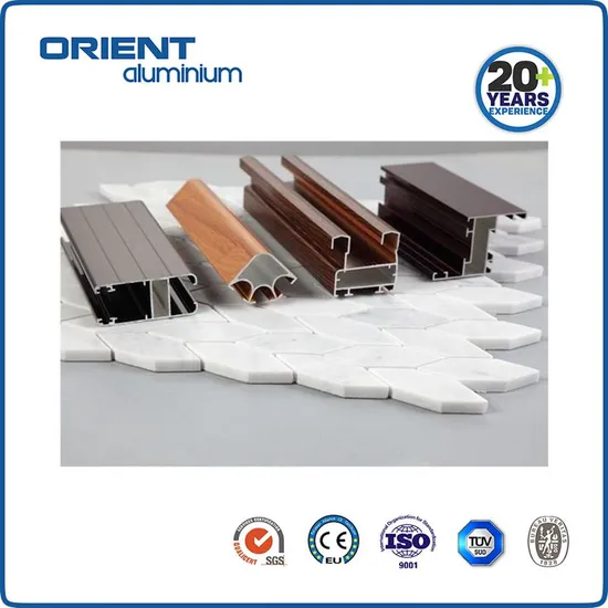 Orient 6063 T351-T851 Extrusion Aluminum Profile and Bar Supplier for Muaritius Sliding Window