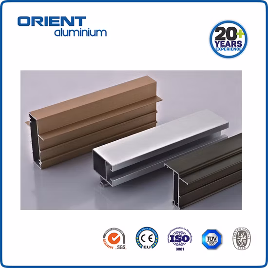 Orient 6063 T351-T851 Extrusion Aluminum Profile and Bar Supplier for Muaritius Sliding Window