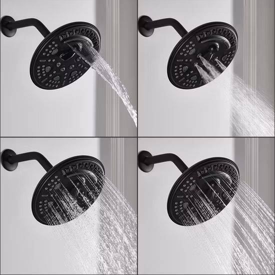 Ensemble combiné de douche de salle de bains en gros, ensemble de robinets mélangeurs de pomme de douche